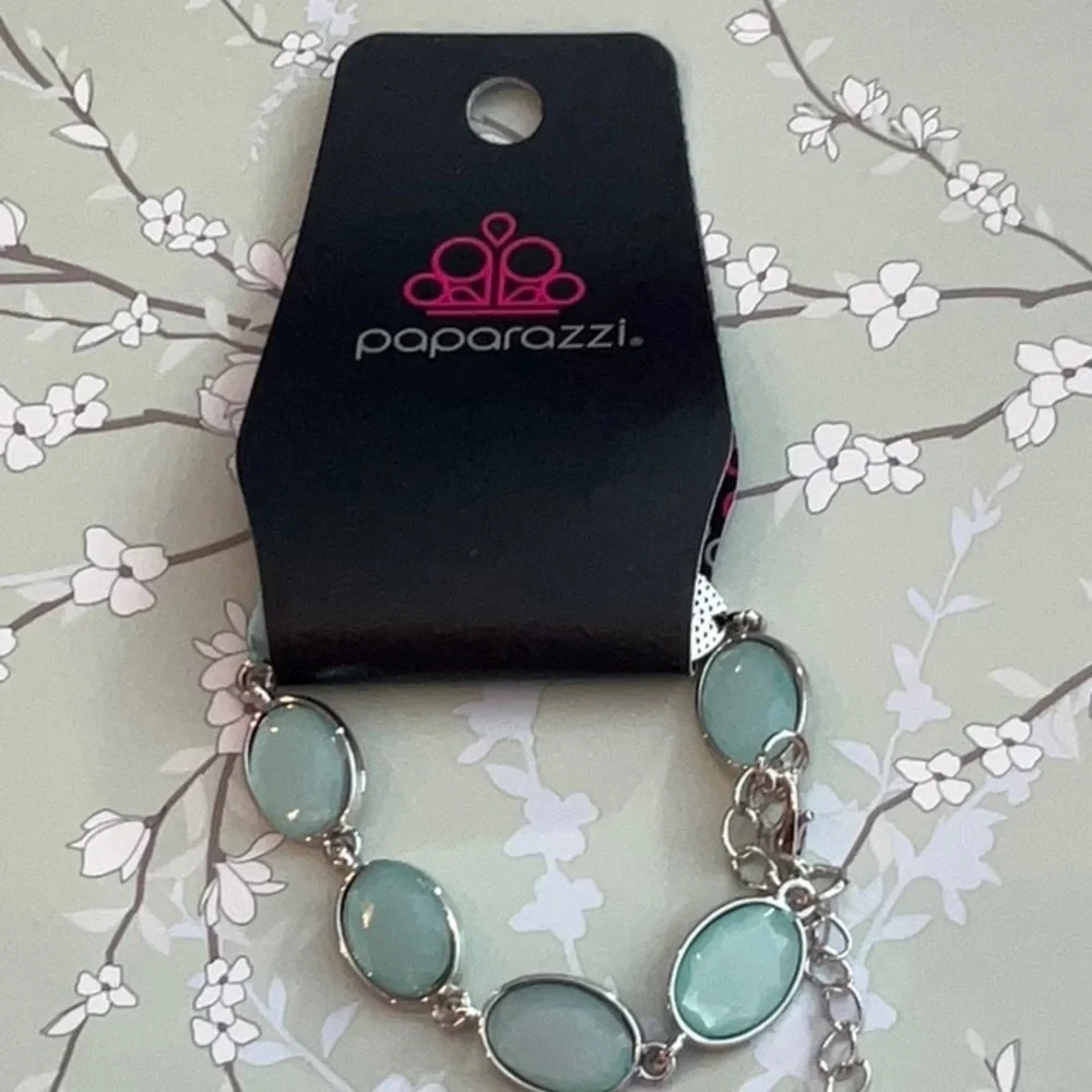 ❄️ Paparazzi | Blue and Silver Bohemian Bracelet Smooth Move